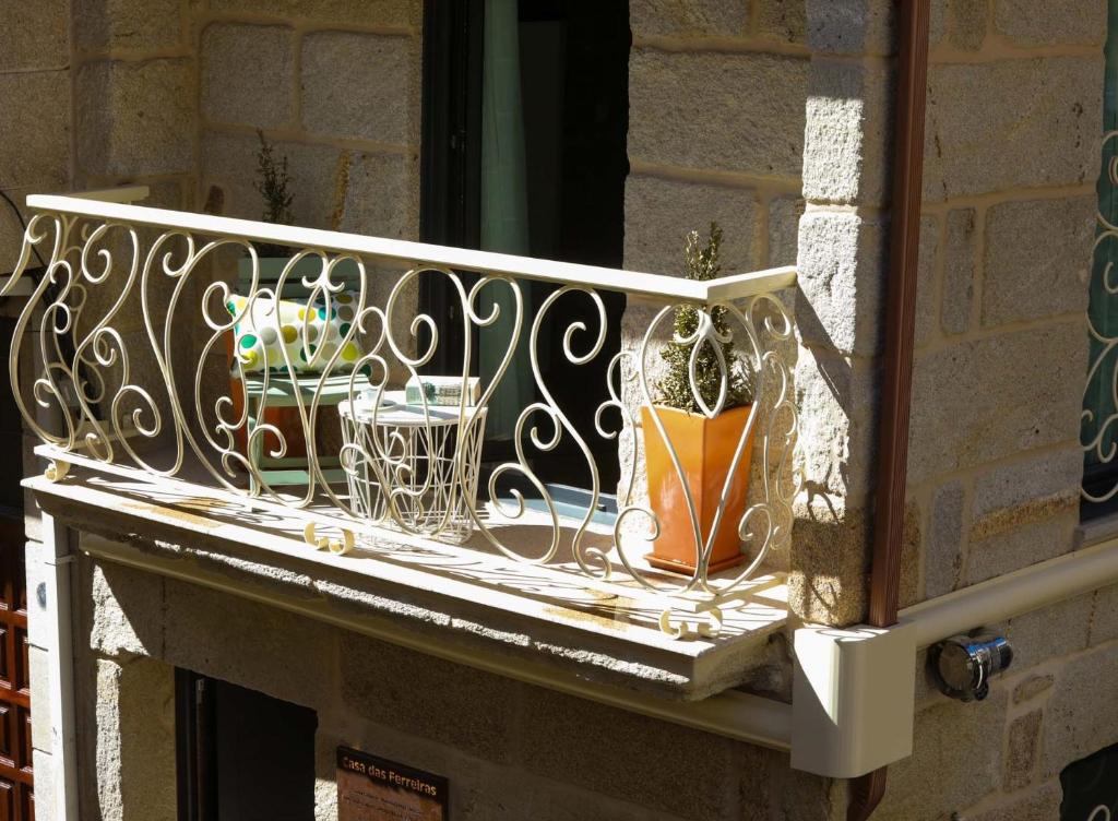 Balkón nebo terasa v ubytování CASA DAS FERREIRAS Cangas