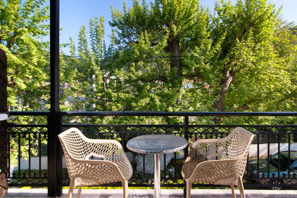 Balkón nebo terasa v ubytování Kamelia & Semeli Hotel