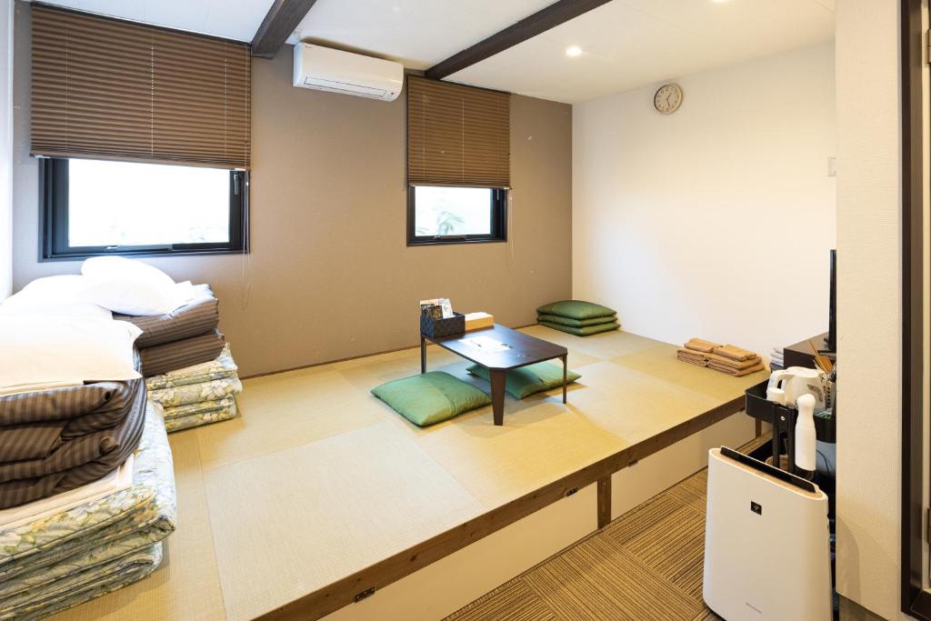 Kuchyň nebo kuchyňský kout v ubytování Hotel Tohko HakataGion