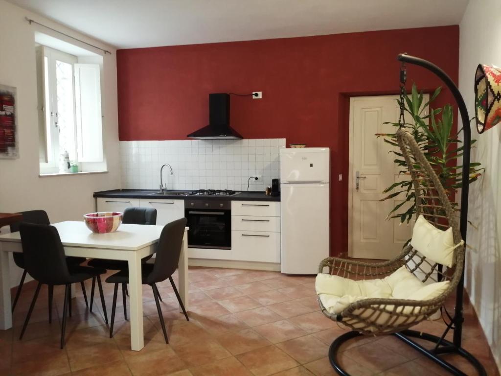 Kuchyň nebo kuchyňský kout v ubytování Casa Saba