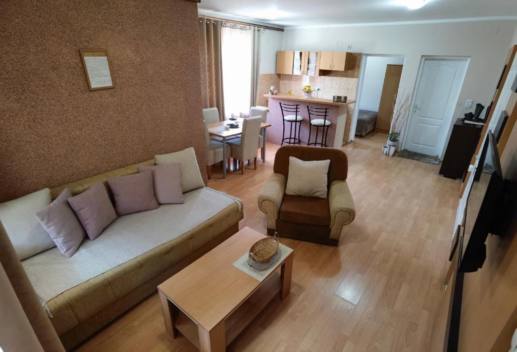 אזור ישיבה ב-Apartmani Radivojević