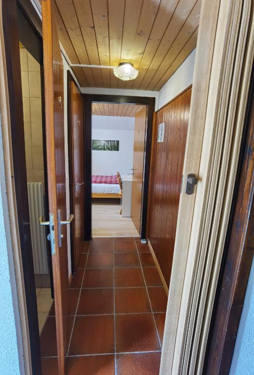 Postel nebo postele na pokoji v ubytování Auberge la Tzoumaz