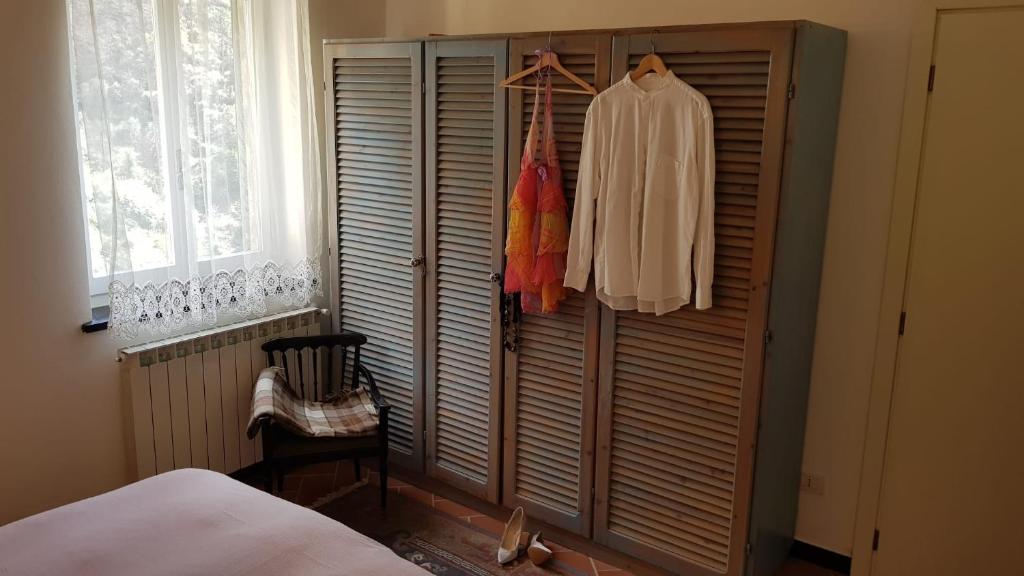 A bed or beds in a room at Casa Michelle "Natura e Relax"