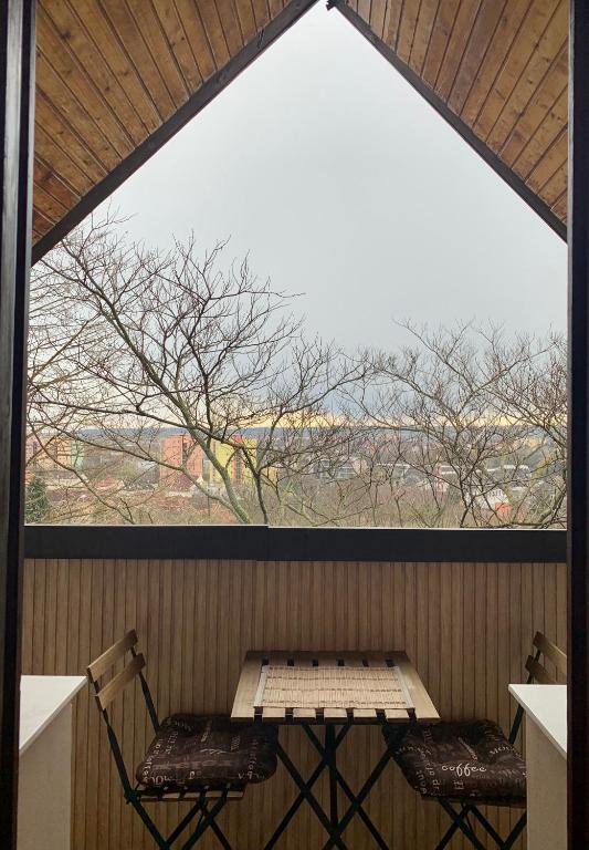 Balkón nebo terasa v ubytování Vár-Lak Apartman
