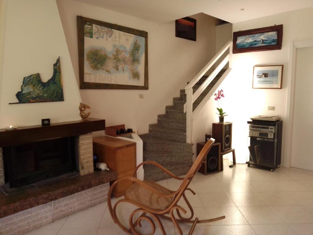 Posezení v ubytování La Casa di Berenice a Porto Azzurro