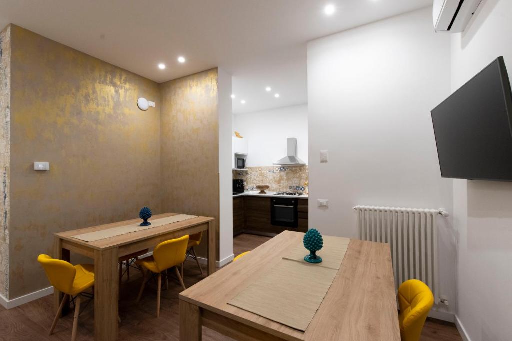 Kuchyň nebo kuchyňský kout v ubytování Fervore Luxury Rooms