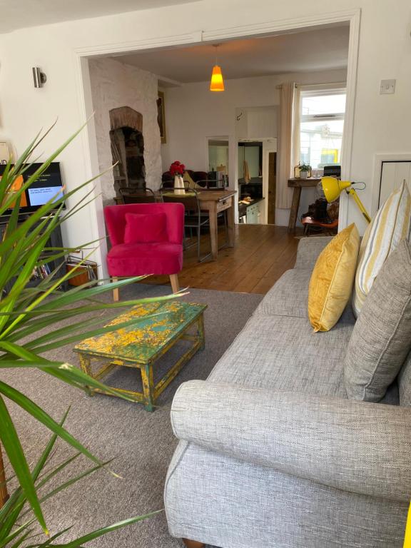 Χώρος καθιστικού στο The old net loft