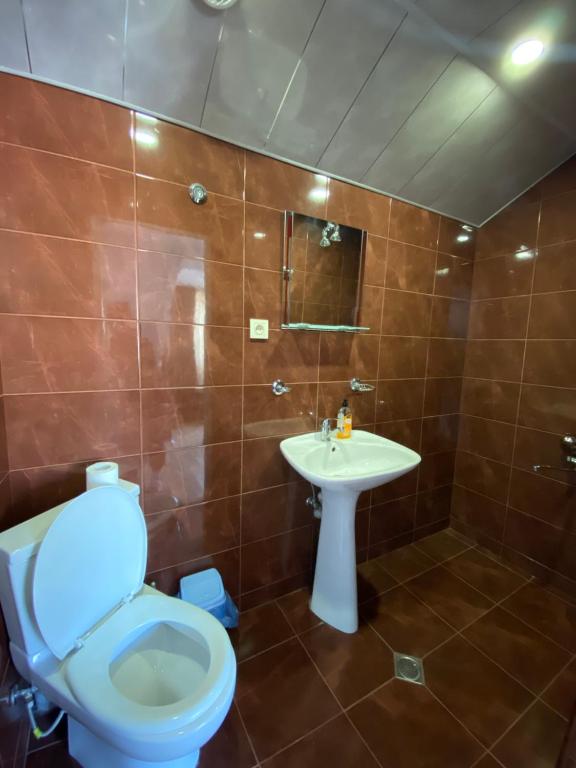Koupelna v ubytování Guest House IBERIA