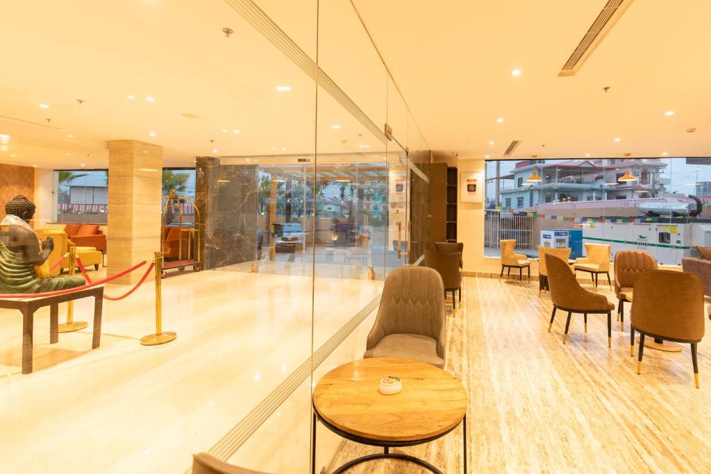 Posezení v ubytování Hotel Da Flamingo