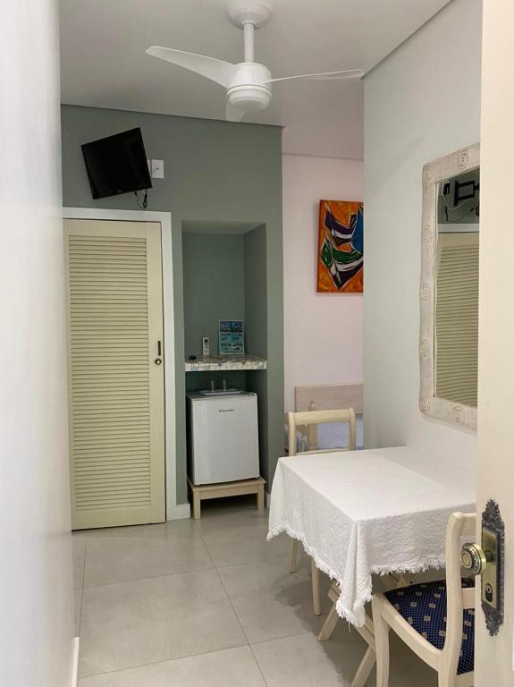 Kuchyň nebo kuchyňský kout v ubytování Pousada Casablanca