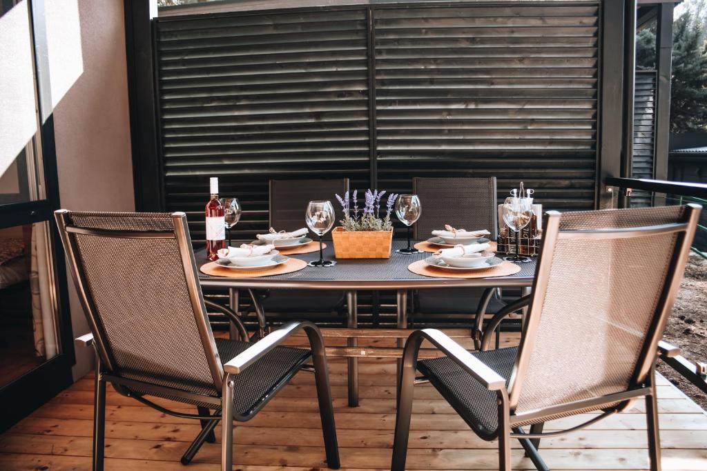 Posezení v ubytování Mobile Home Peponi Del Mar, Camping Porton Biondi