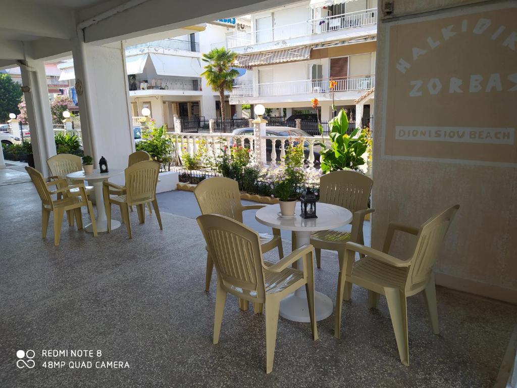 Restaurace v ubytování Hause Zorbas