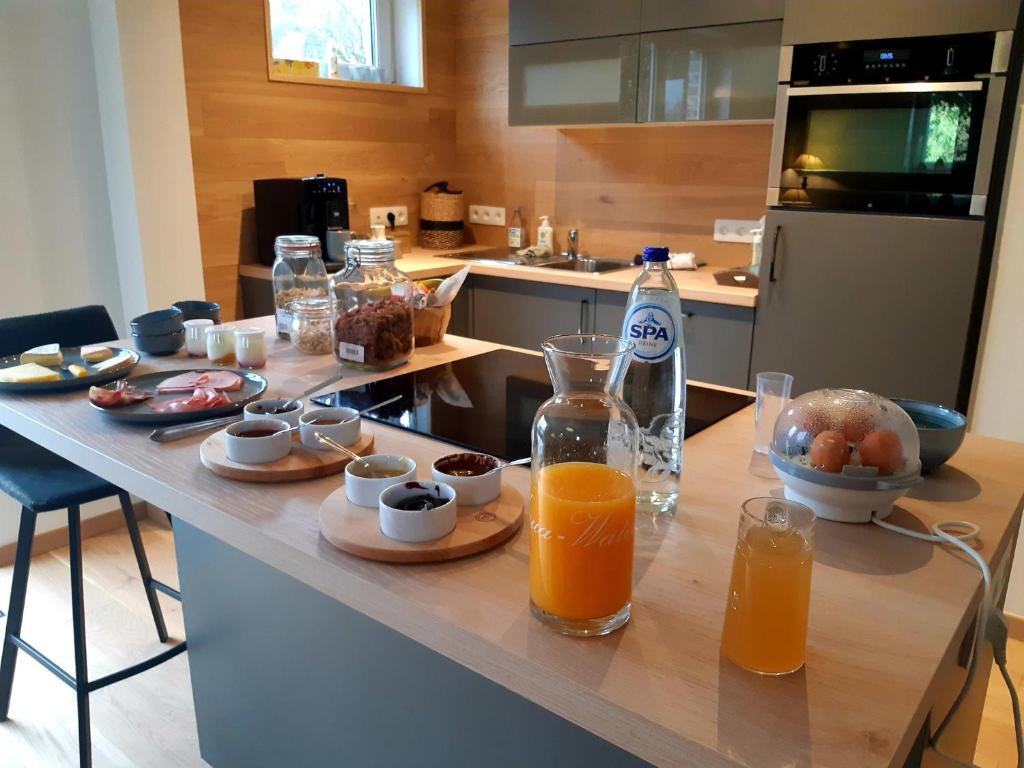 Mad på bed and breakfast-stedet eller i nærheden