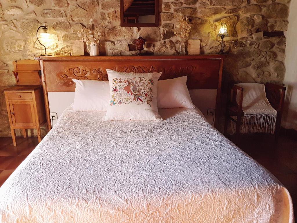 Postel nebo postele na pokoji v ubytování Casa Lucia