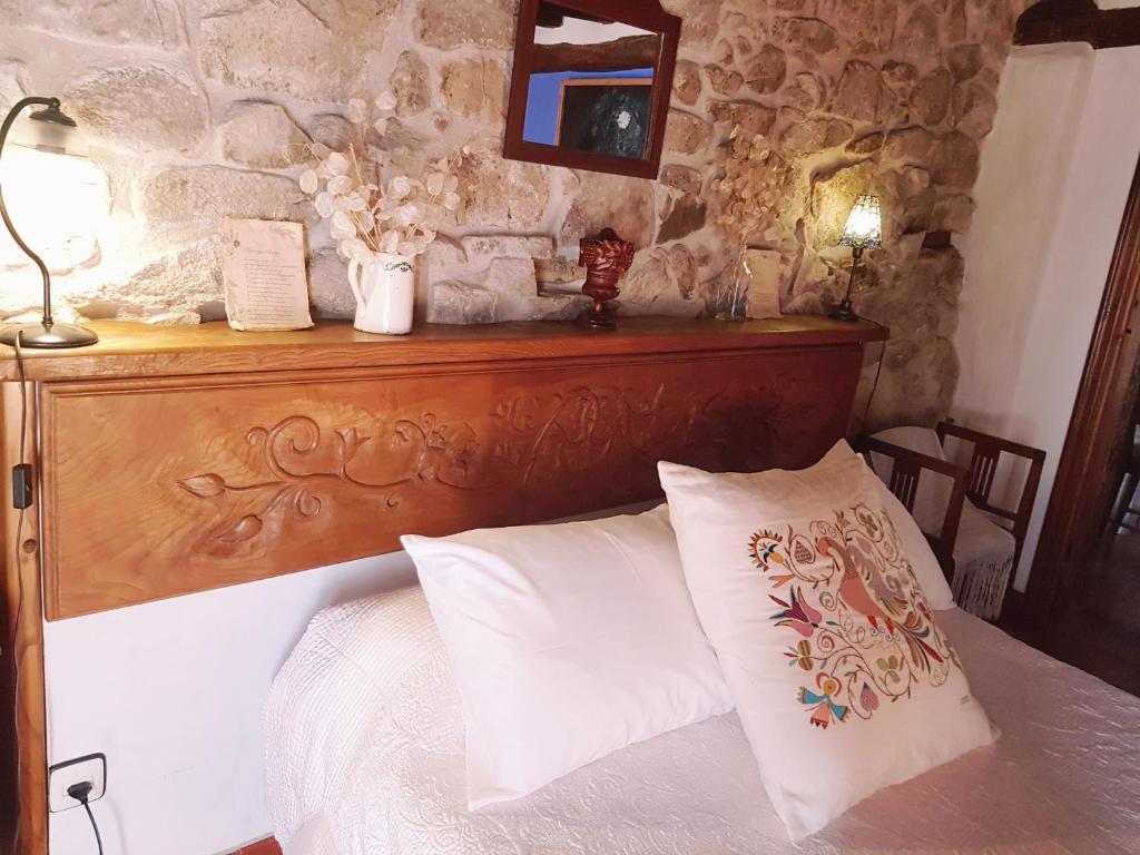 Postel nebo postele na pokoji v ubytování Casa Lucia