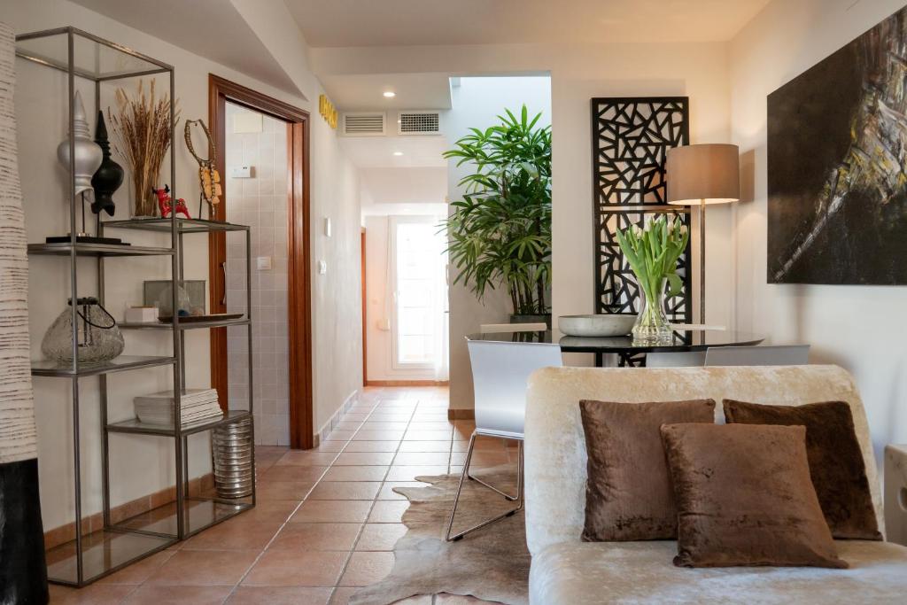 Posezení v ubytování Apartamentos La Llum