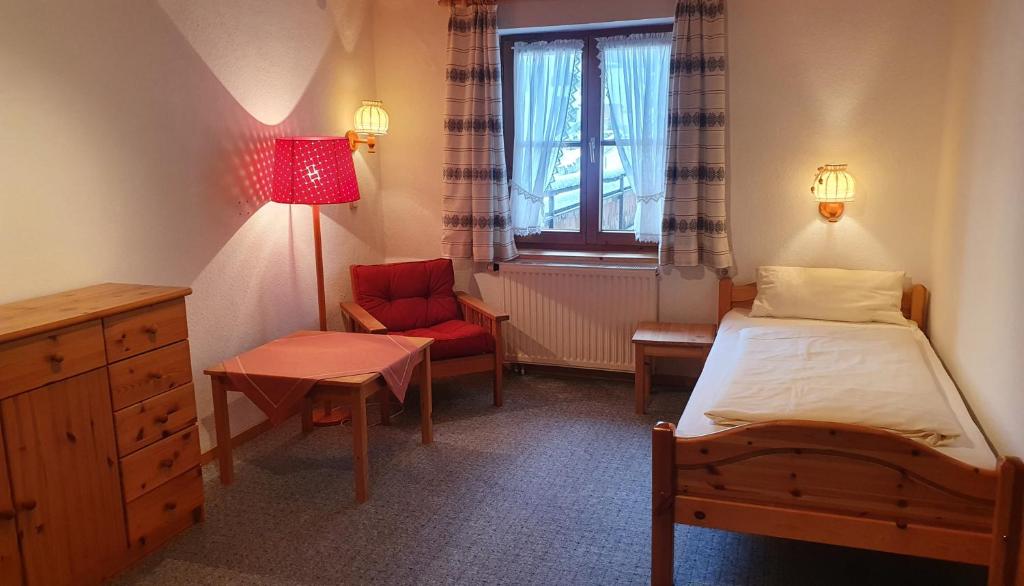 Pension Berg&Bleibe Wertach - Habitación Individual Con Baño Privado