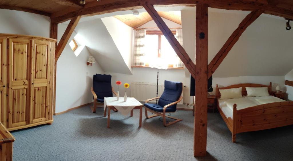 Pension Berg&Bleibe Wertach - Habitación Doble De Lujo