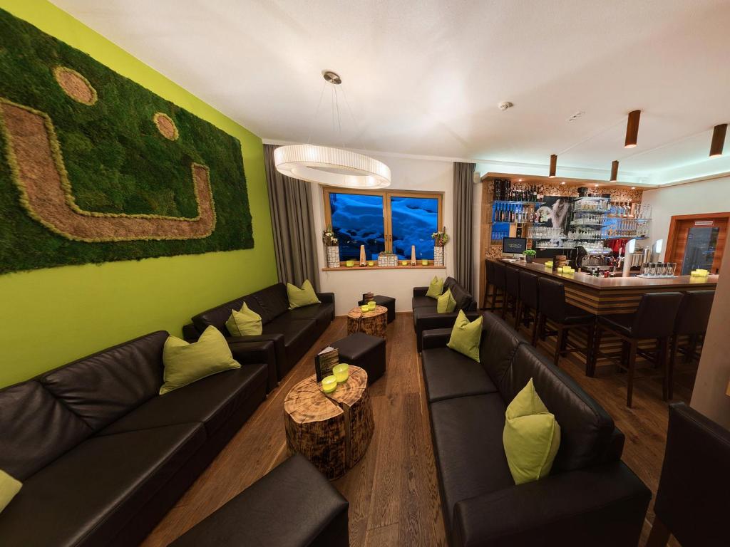 Posezení v ubytování Natürlich Hotel mit Charakter