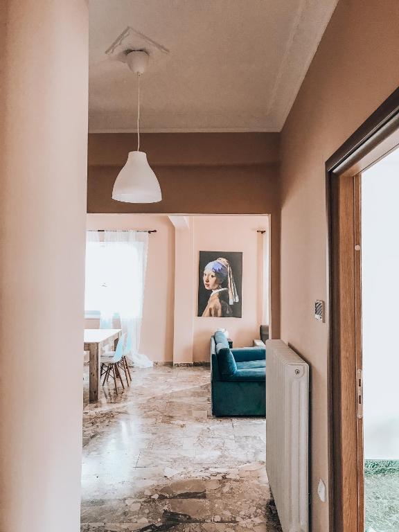 Posezení v ubytování Navarino Apartment