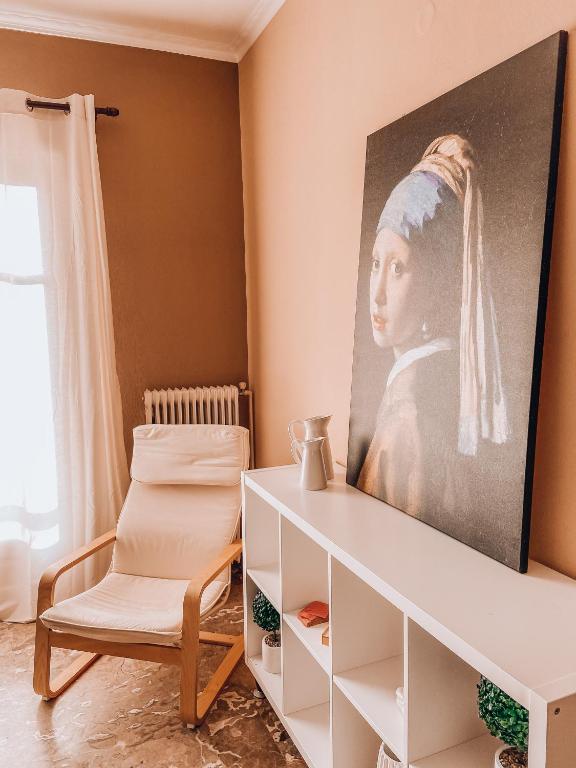 TV a/nebo společenská místnost v ubytování Navarino Apartment