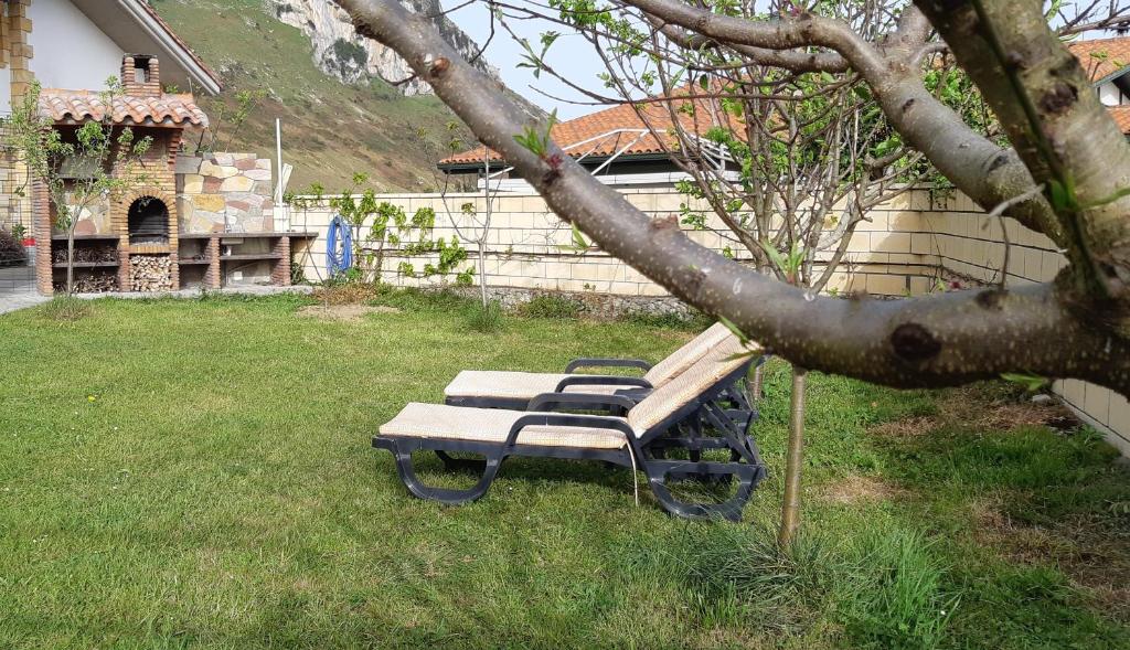 Vonkajšia záhrada v ubytovaní Playasonabia