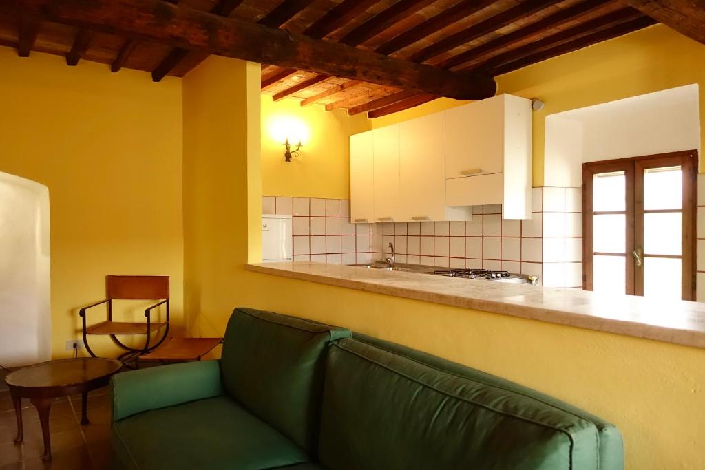 Kuchnia lub aneks kuchenny w obiekcie Casa alla Vecchia Posta di Bagno Vignoni