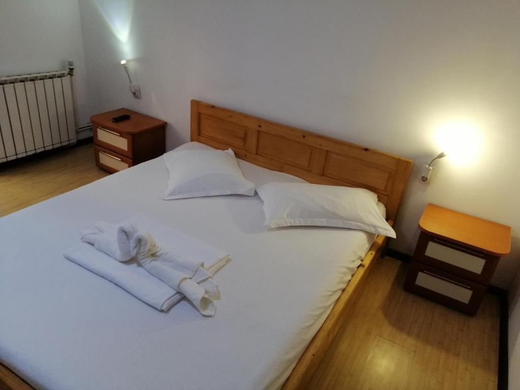 Postel nebo postele na pokoji v ubytování Casa Francisc