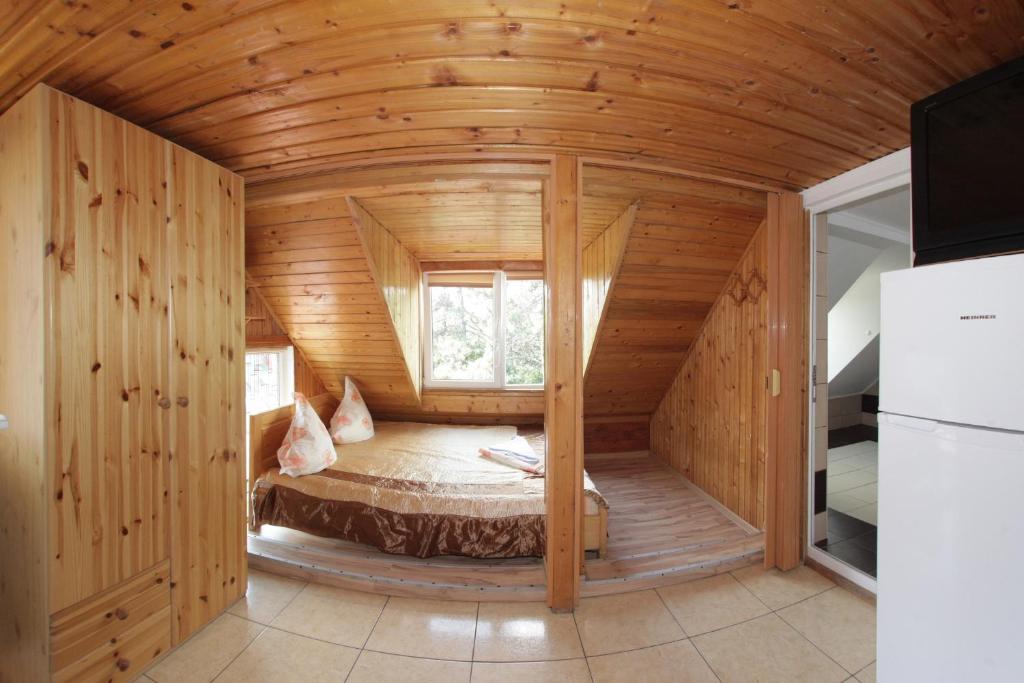 Postel nebo postele na pokoji v ubytování Casa Francisc