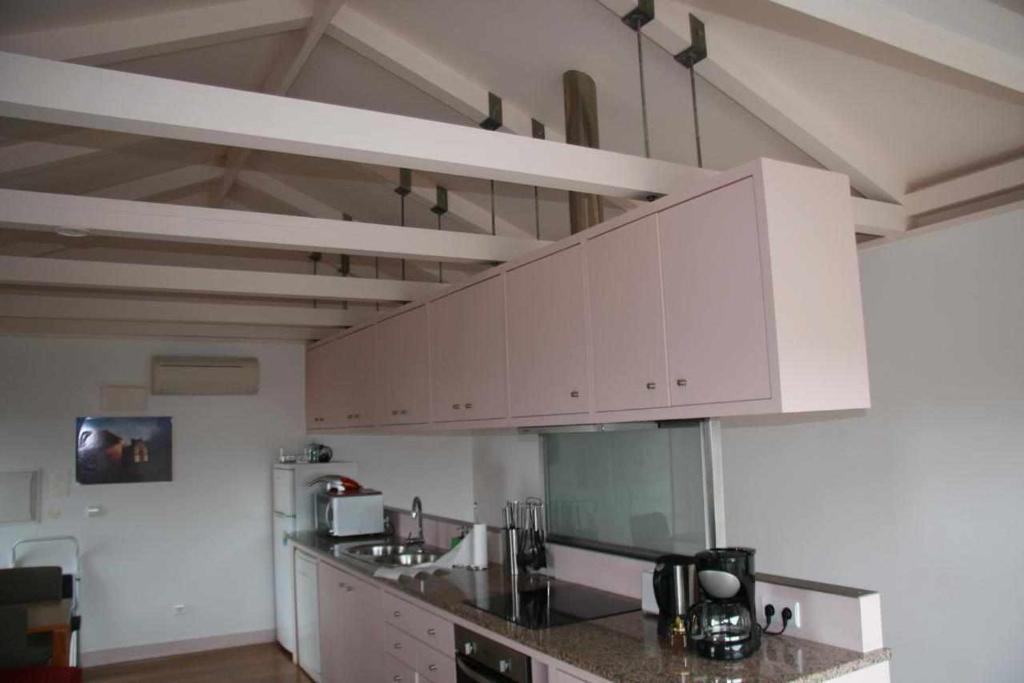 Kuchyň nebo kuchyňský kout v ubytování A Casa do Ouvidor