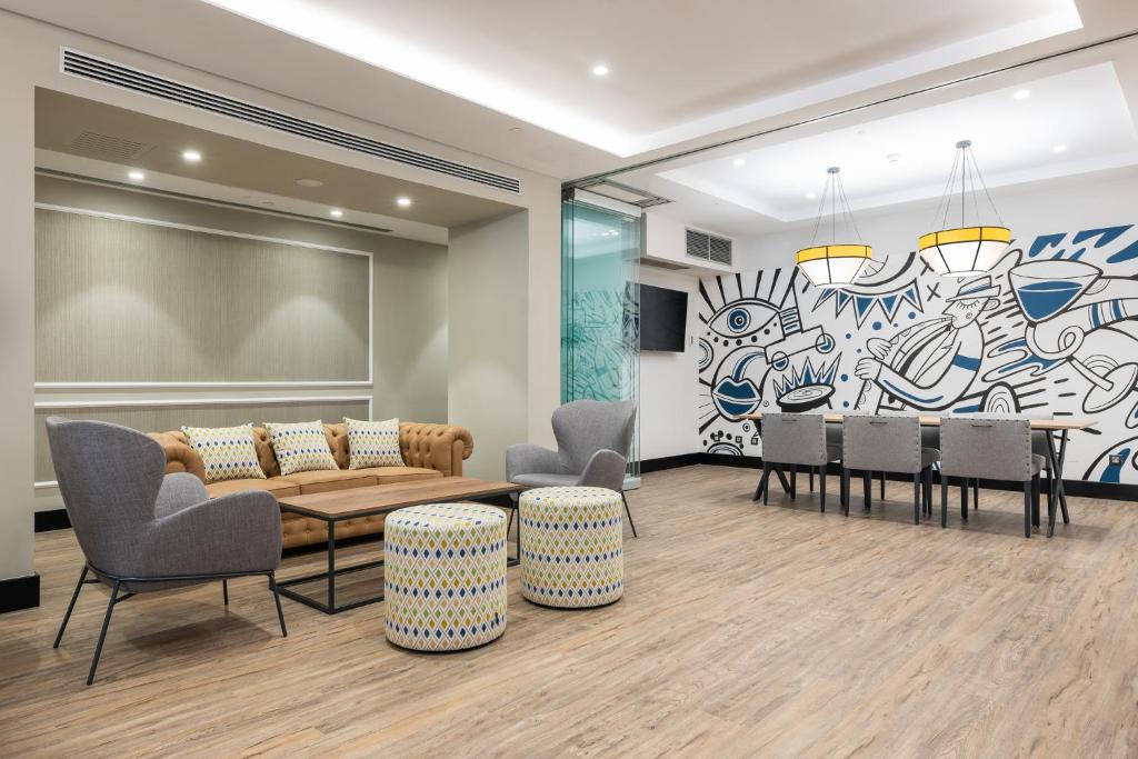 Posezení v ubytování Hotel LIVVO Fataga