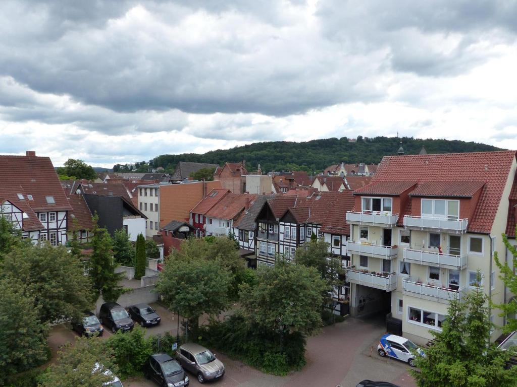 Nespecifikovaný výhled na hory nebo výhled na hory při pohledu z hotelu
