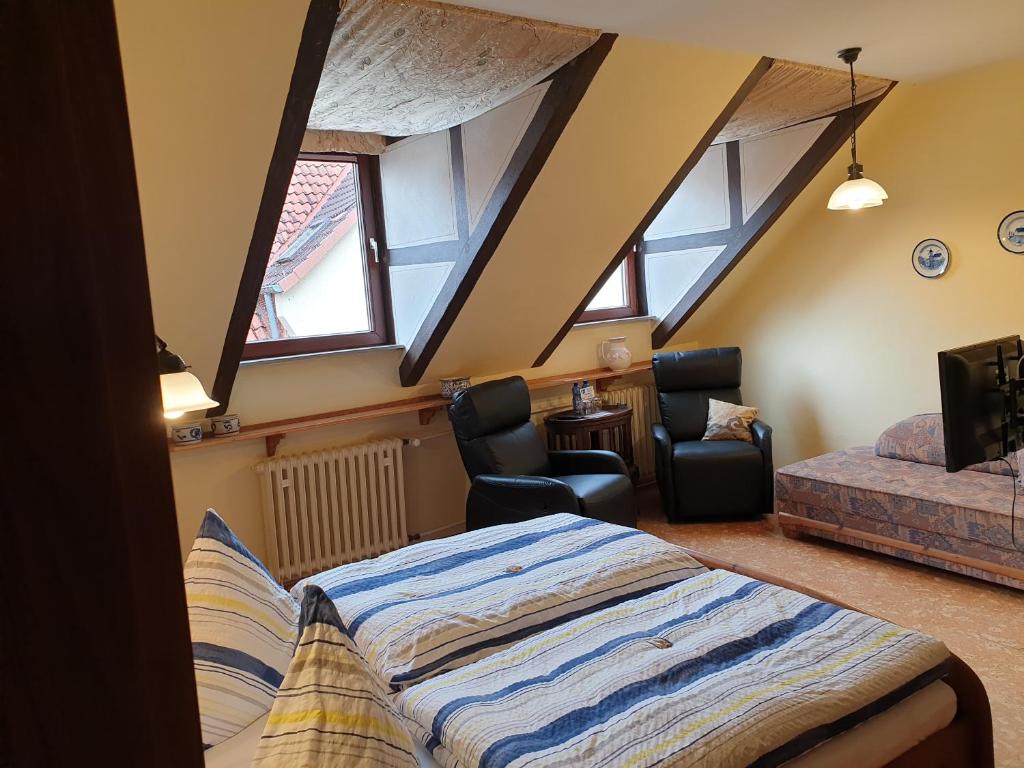 Posezení v ubytování Hotel Altstadtwiege