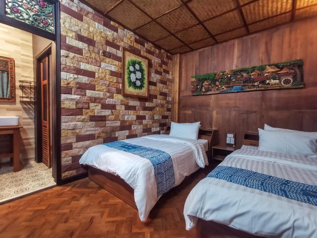 Baanthep Antique Homestay - 標準的なツインルーム