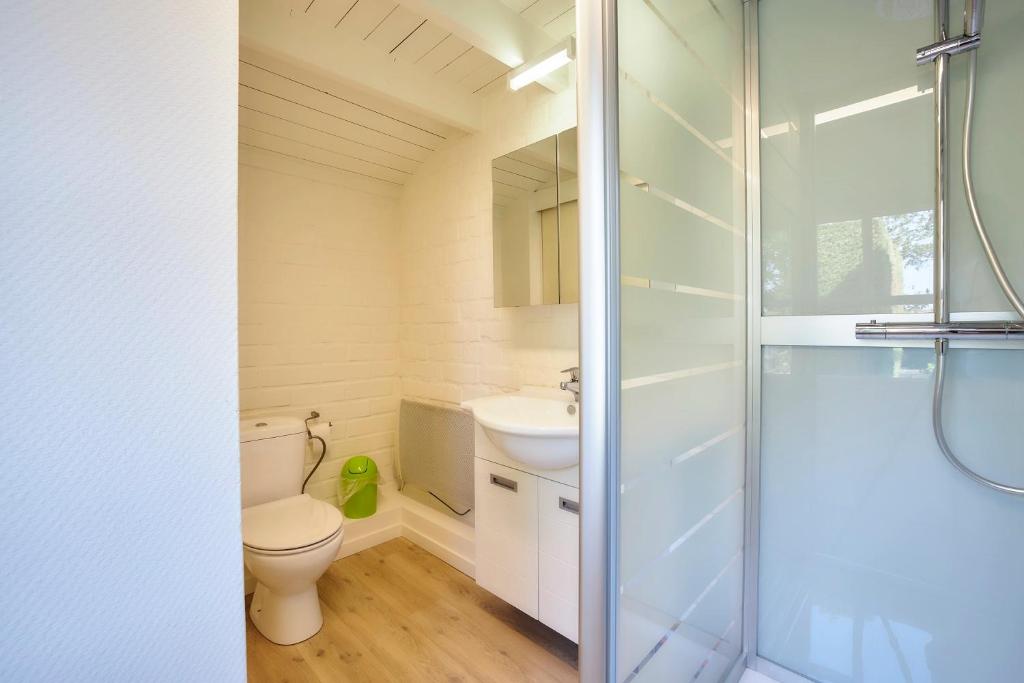 Koupelna v ubytování Casa Sequoia