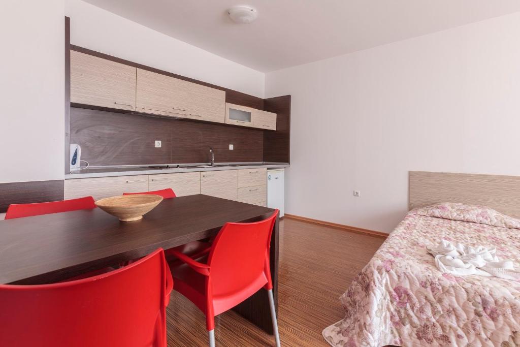 Postel nebo postele na pokoji v ubytování Guest Apartments Co Morenia