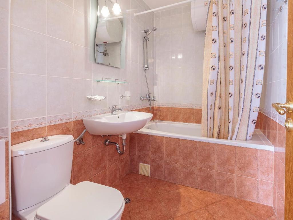 Koupelna v ubytování Guest Apartments Co Morenia