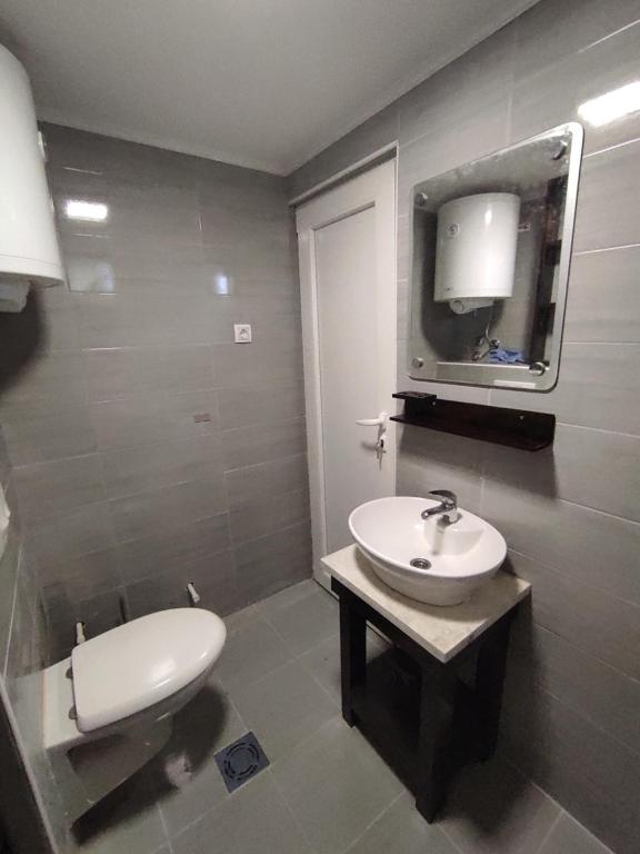 Koupelna v ubytování Apartman Čivović