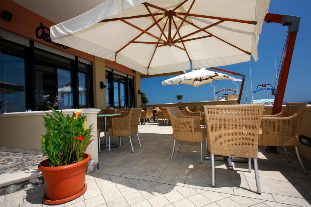 Balkón nebo terasa v ubytování Hotel Baia