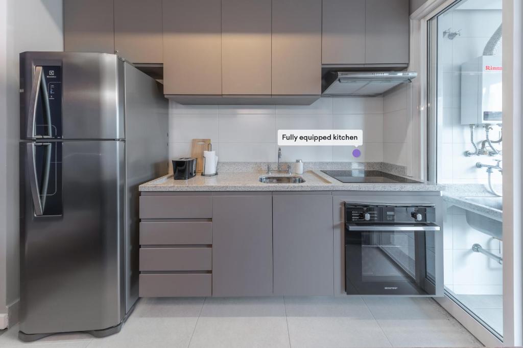  Apartamento luxuoso com vaga e ótima localização - Vila Olímpia