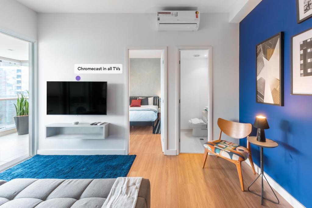  Apartamento com garagem e vista maravilhosa - Vila Olímpia