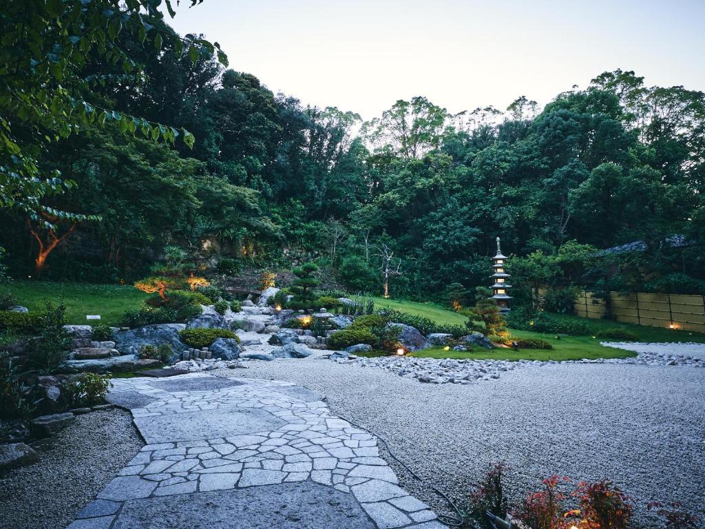 Zahrada ubytování Ooedo Onsen Monogatari Premium Shirahama Gyoen