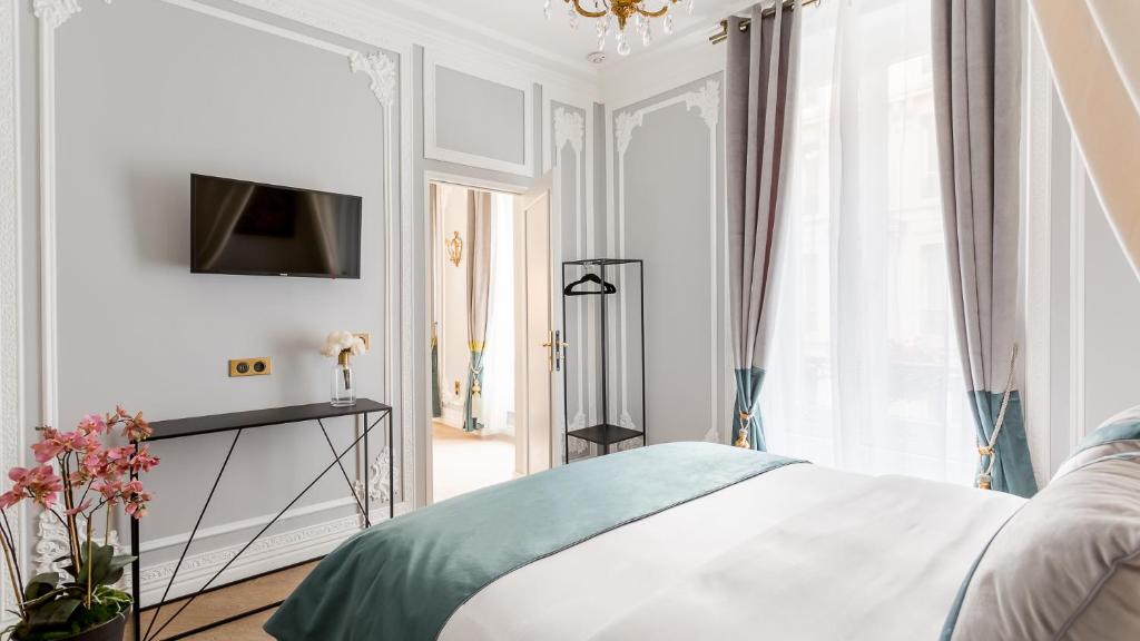 Vuode tai vuoteita majoituspaikassa Luxury and spacious 5 bedroom 4 bathroom - Notre Dame