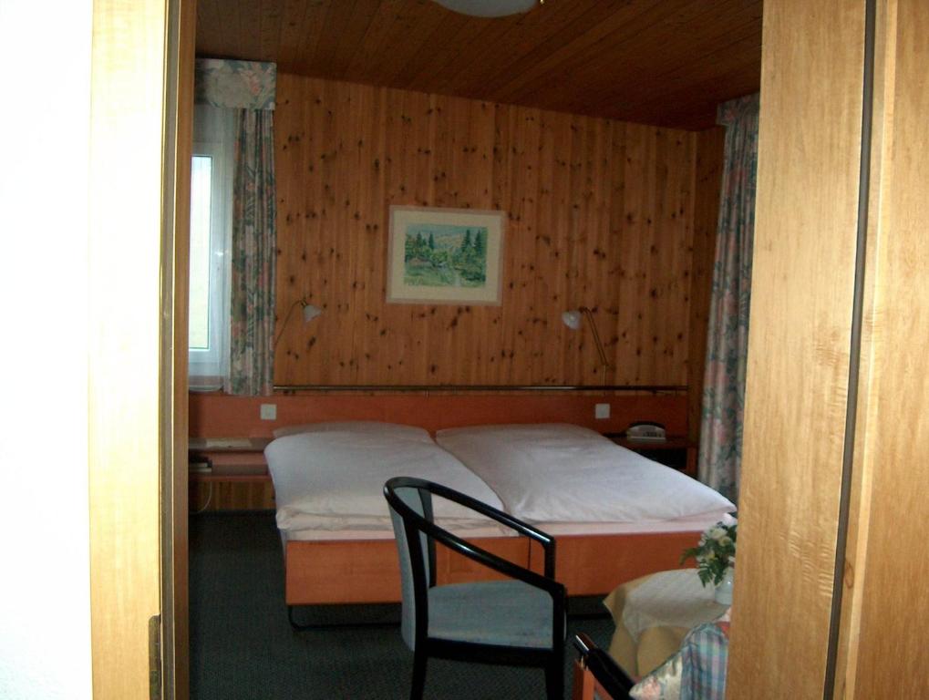Postel nebo postele na pokoji v ubytování Hotel Restaurant Cristal
