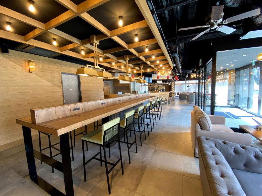 Posezení v ubytování UMEDAHOLIC HOTEL