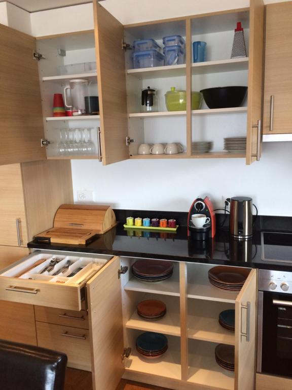 مطبخ أو مطبخ صغير في Ski Paradise SP 012 - MOUNTAIN apartment 8 pers