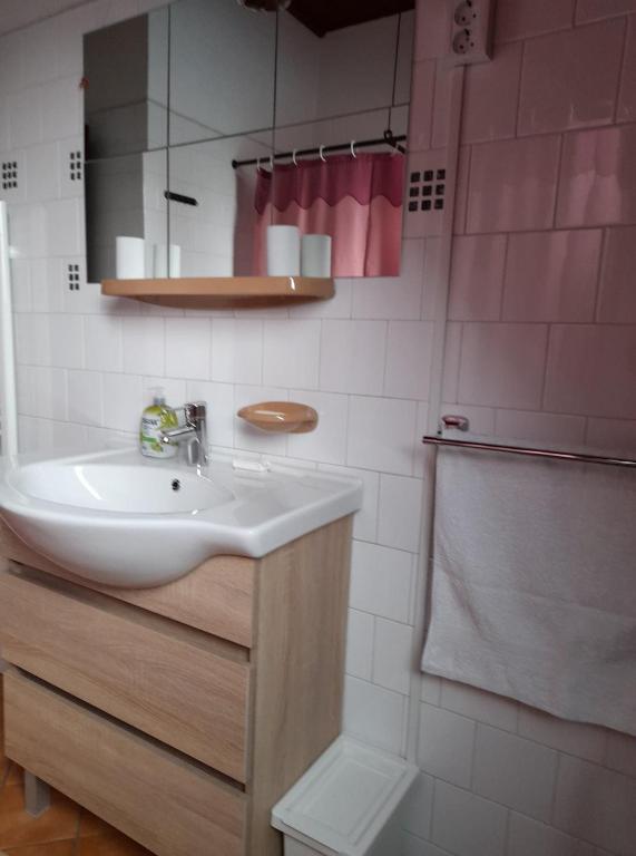 Koupelna v ubytování Agave Apartman
