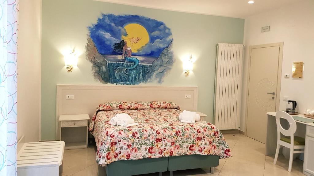 Posteľ alebo postele v izbe v ubytovaní Olimpo degli Dei