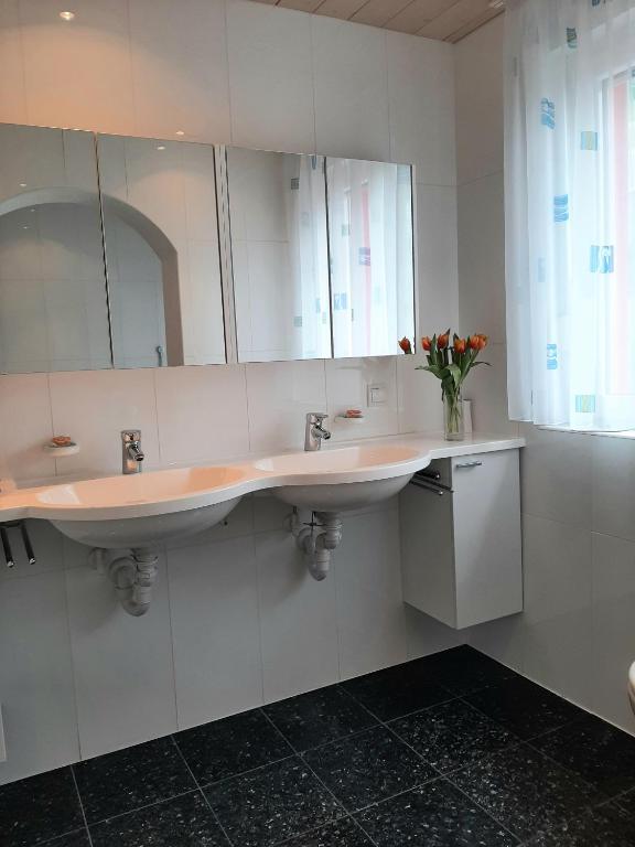 Kúpeľňa v ubytovaní Traum Ferienwohnung mit Pool am Meer, Kroatien, Istrien, Liznjan bis 6 Personen, Urlaub an der Adria