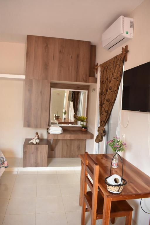 Kuchyň nebo kuchyňský kout v ubytování Hotel D’Cural